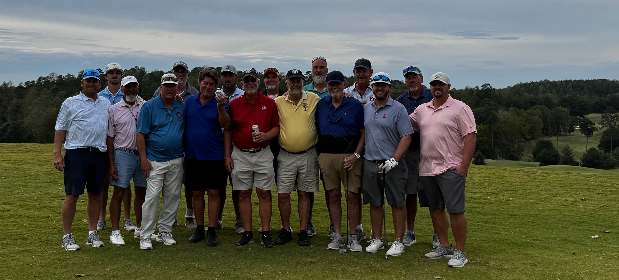 Crybaby Classic players on the course